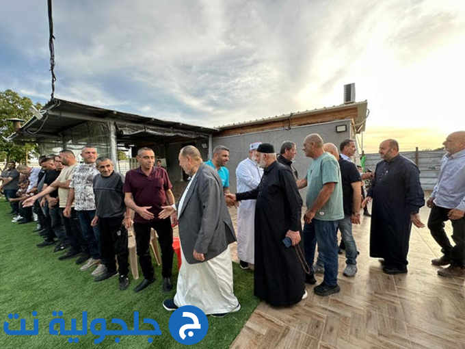 عقد راية الصلح بين أبناء عائلة جابر وأبناء داوود\حسنين
